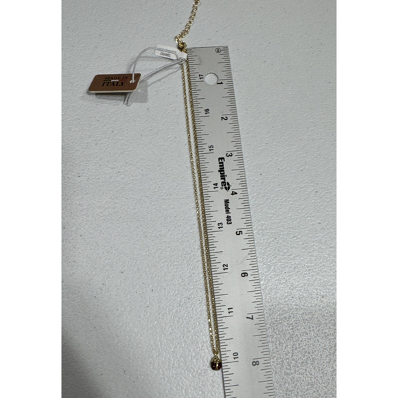 Mia Fiore Ladybug Necklace 18 kt. Gold Plated Sterling Silver 925 16"+2" Italy - Picture 9 of 12